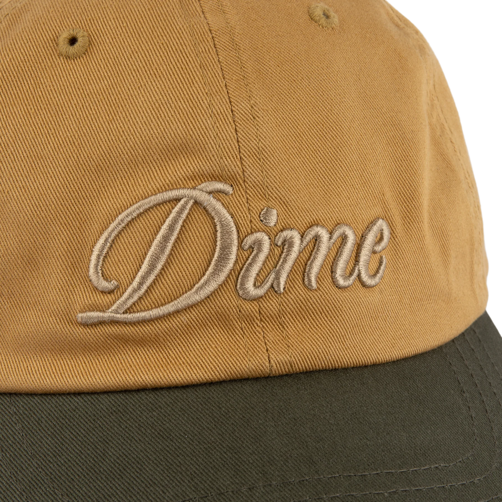 DIME CAP CURSIVE WHEAT/GREEN