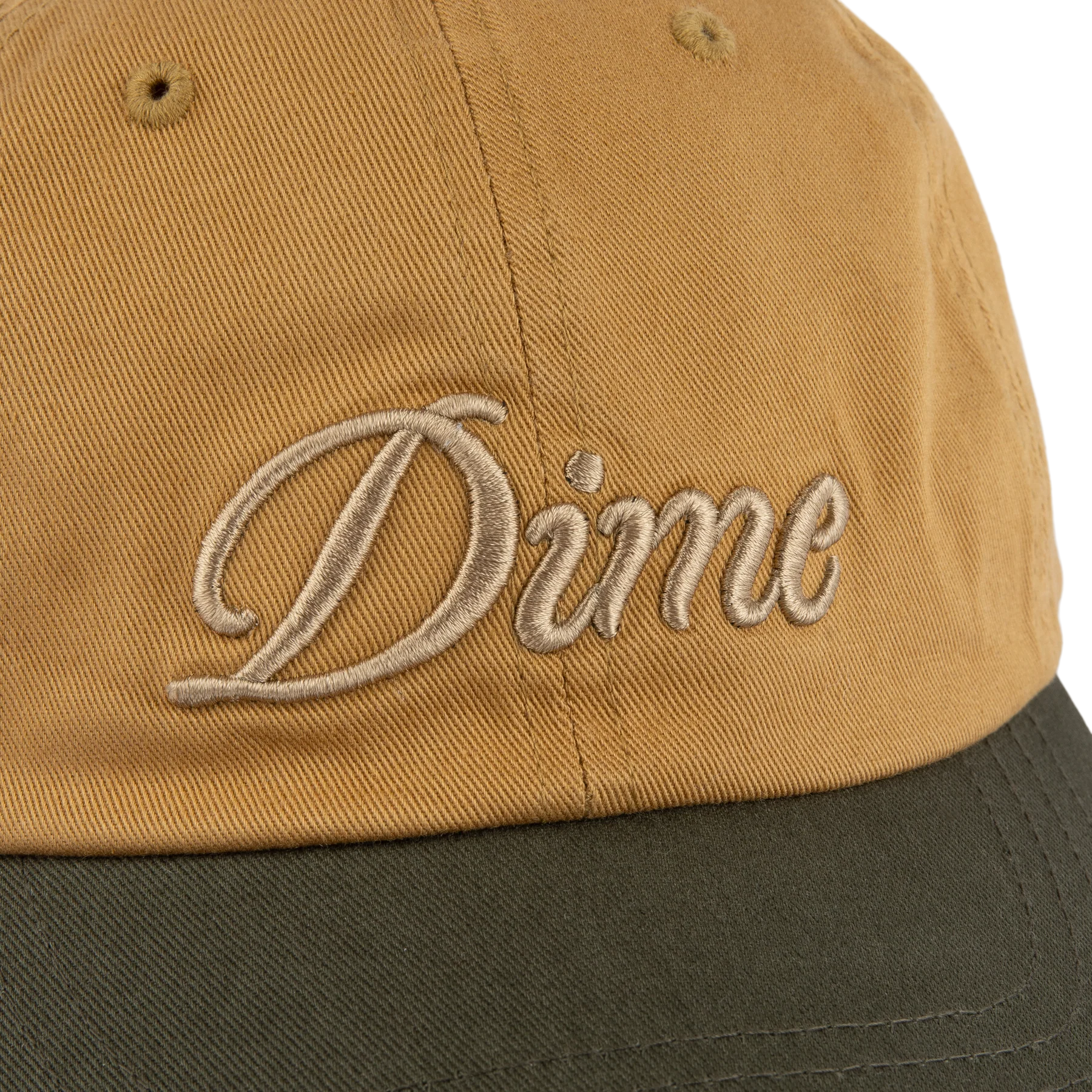 DIME CAP CURSIVE WHEAT/GREEN