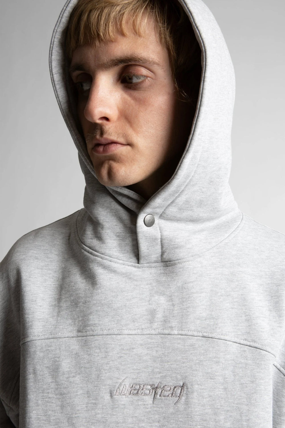 HOOD WASTED SWITCHBLADE BOXY ASH GREY