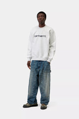 CREW CARHARTT WIP SWEAT ASH/GRAPHITE