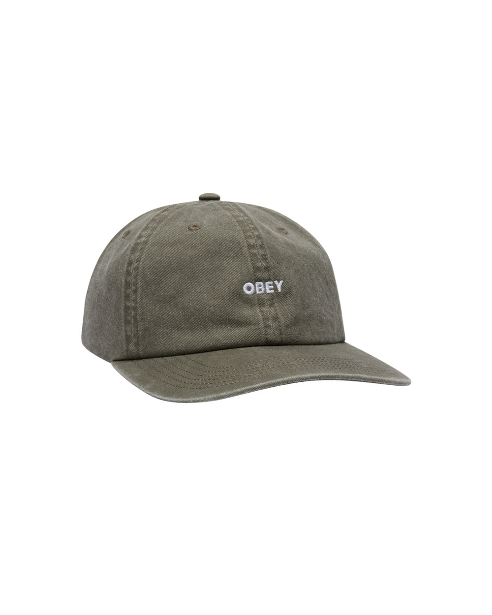 OBEY BOLD LABEL 6P PIGMENT OLIVE CAP