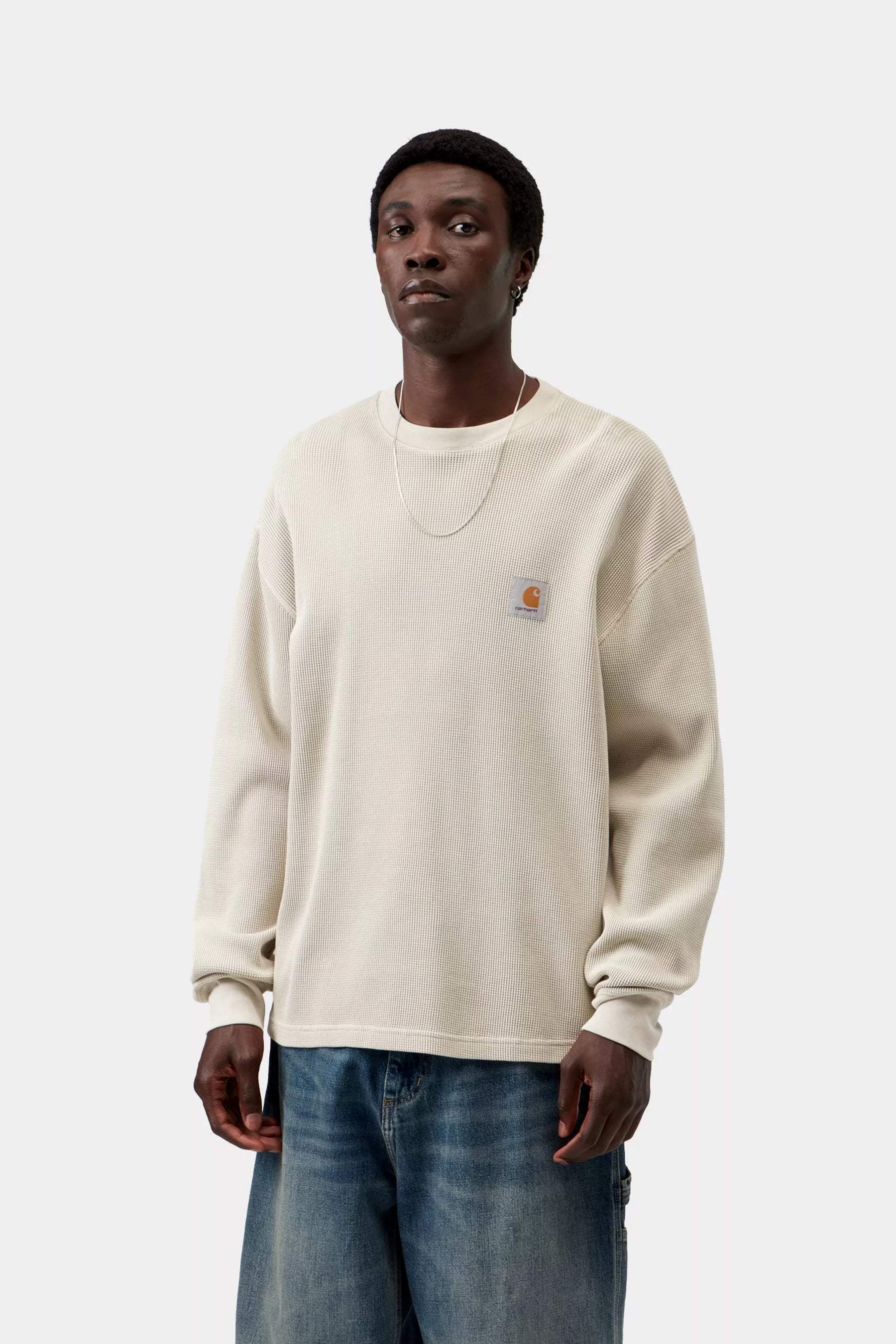 CTA CARHARTT WIP L/S VISTA WAFFLE FLEUR