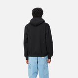 HOOD CARHARTT WIP SWEAT BLACK/WHITE
