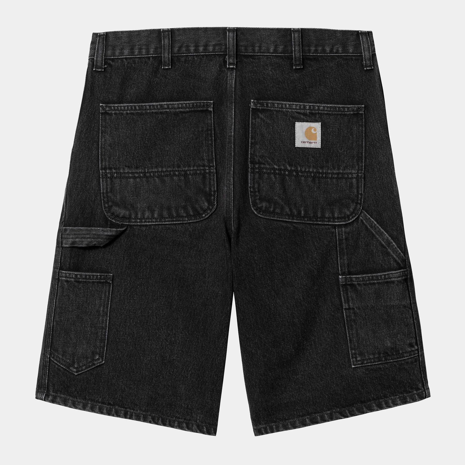 SHORT CARHARTT WIP SINGLE KNEE BLACK STN