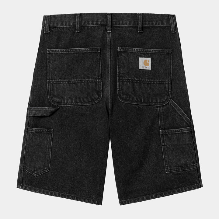 SHORT CARHARTT WIP SINGLE KNEE BLACK STN