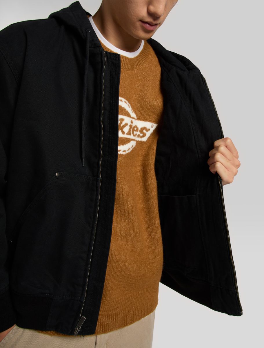 DICKIES HILHAM HOODED CANVAS BLACK