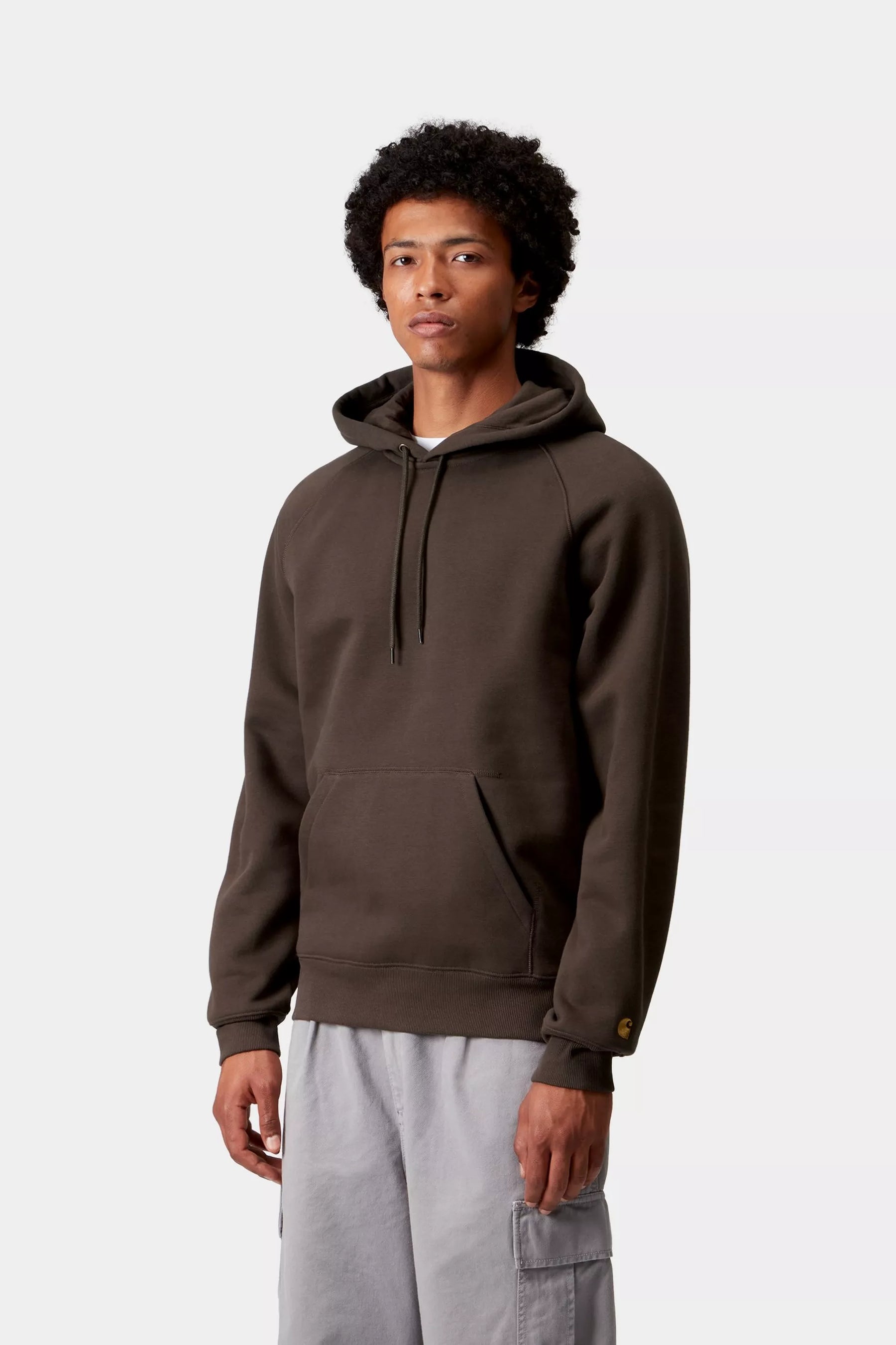 HOOD CARHARTT WIP CHASE TOBACCO