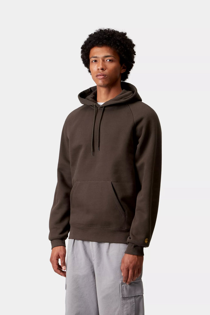 HOOD CARHARTT WIP CHASE TOBACCO