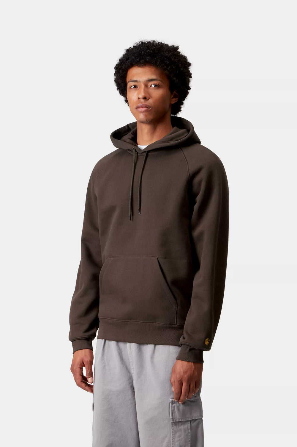 HOOD CARHARTT WIP CHASE TOBACCO