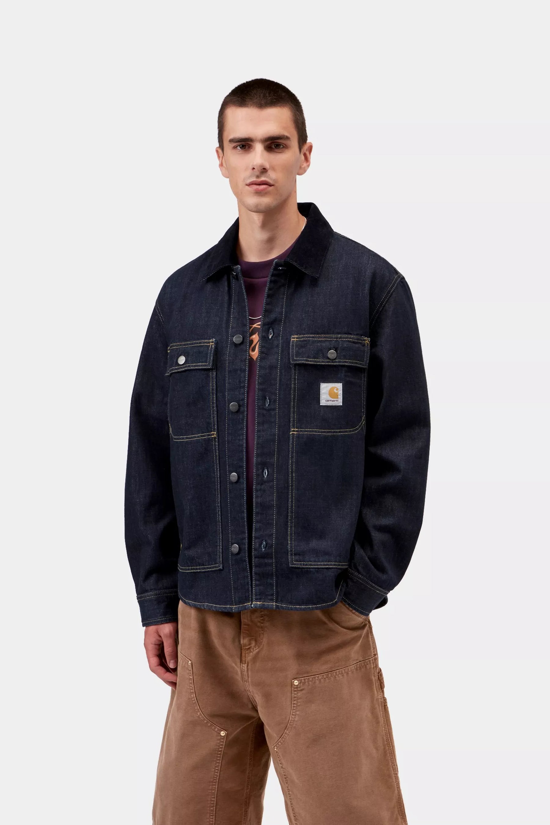 CHT CARHARTT WIP OAKLAND BLUE DARK NAVY