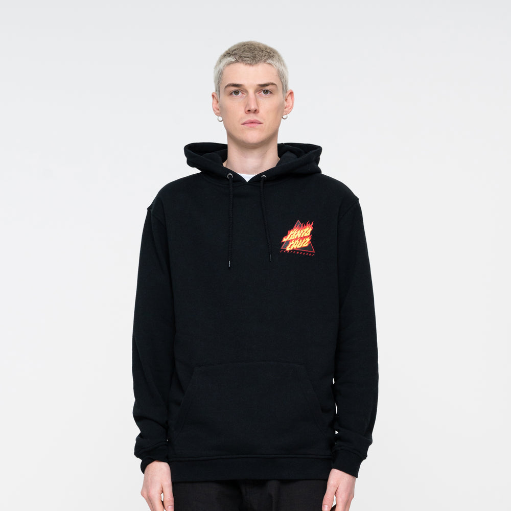 HOOD SANTA FLAMED NOT A DOT BLACK