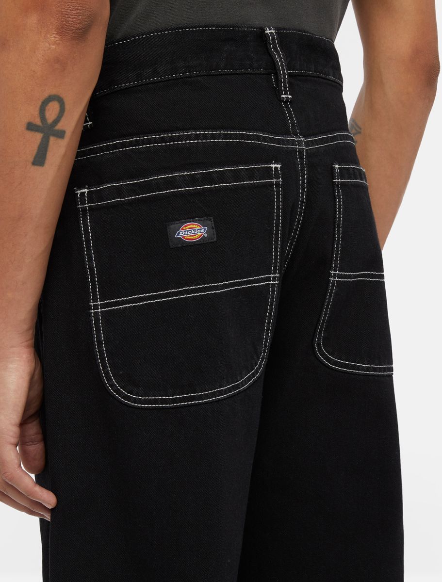 PANT DICKIES DOUBLE KNEE DENIM BLACK