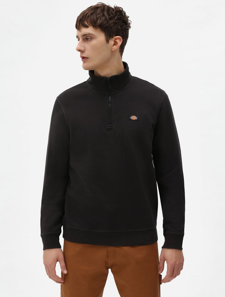 QUARTER ZIP DICKIES OAKPORT BLACK