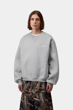 CREW CARHARTT WIP EBBERT GREY HEATHER
