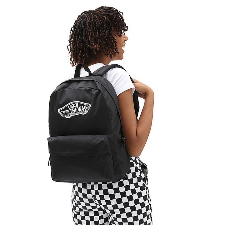 VANS REALM BLACK BACKPACK