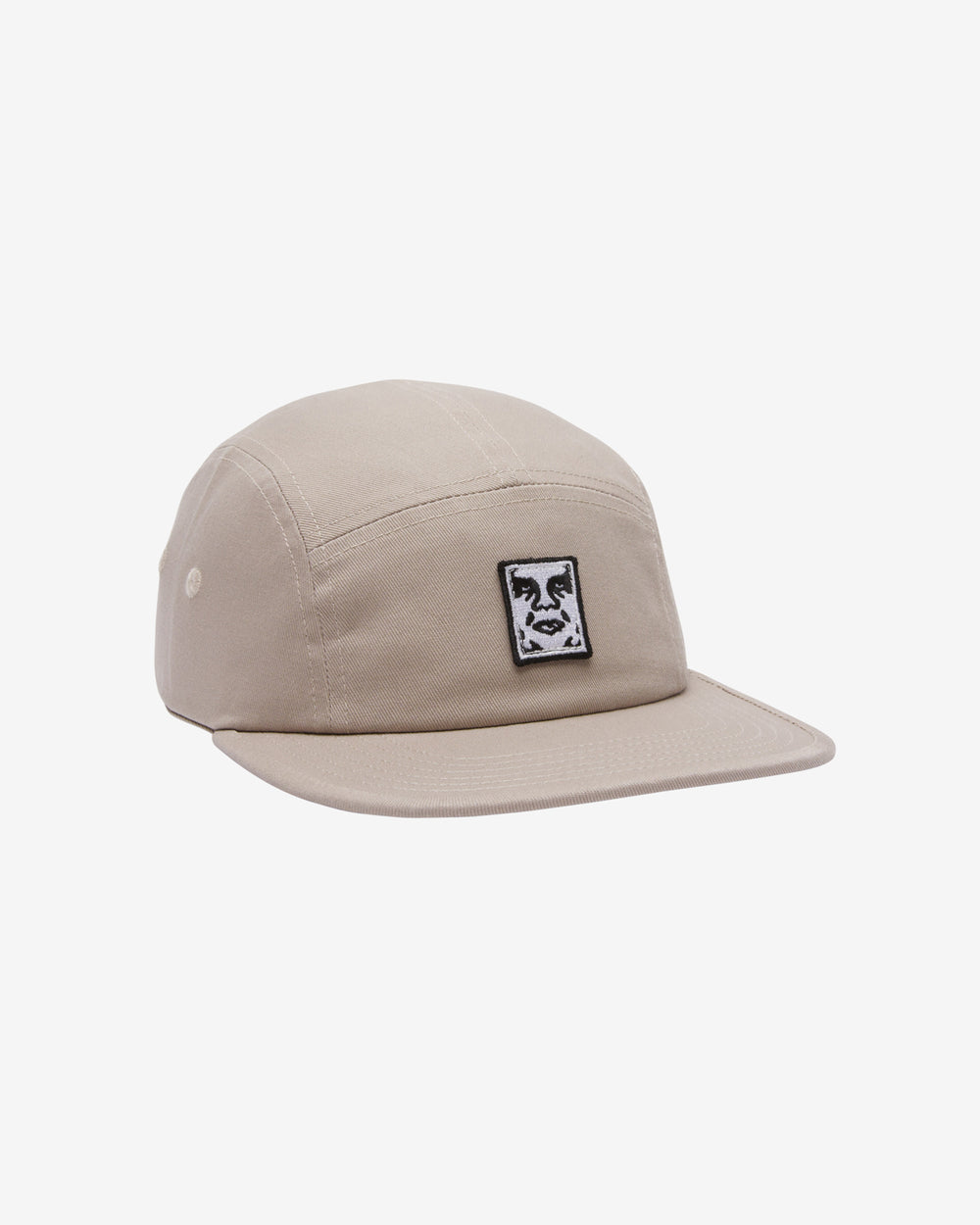 OBEY ICON PATCH TWILL CAMP SILVER CAP