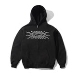 ZIP HOOD BUTTER SOLAR BLACK