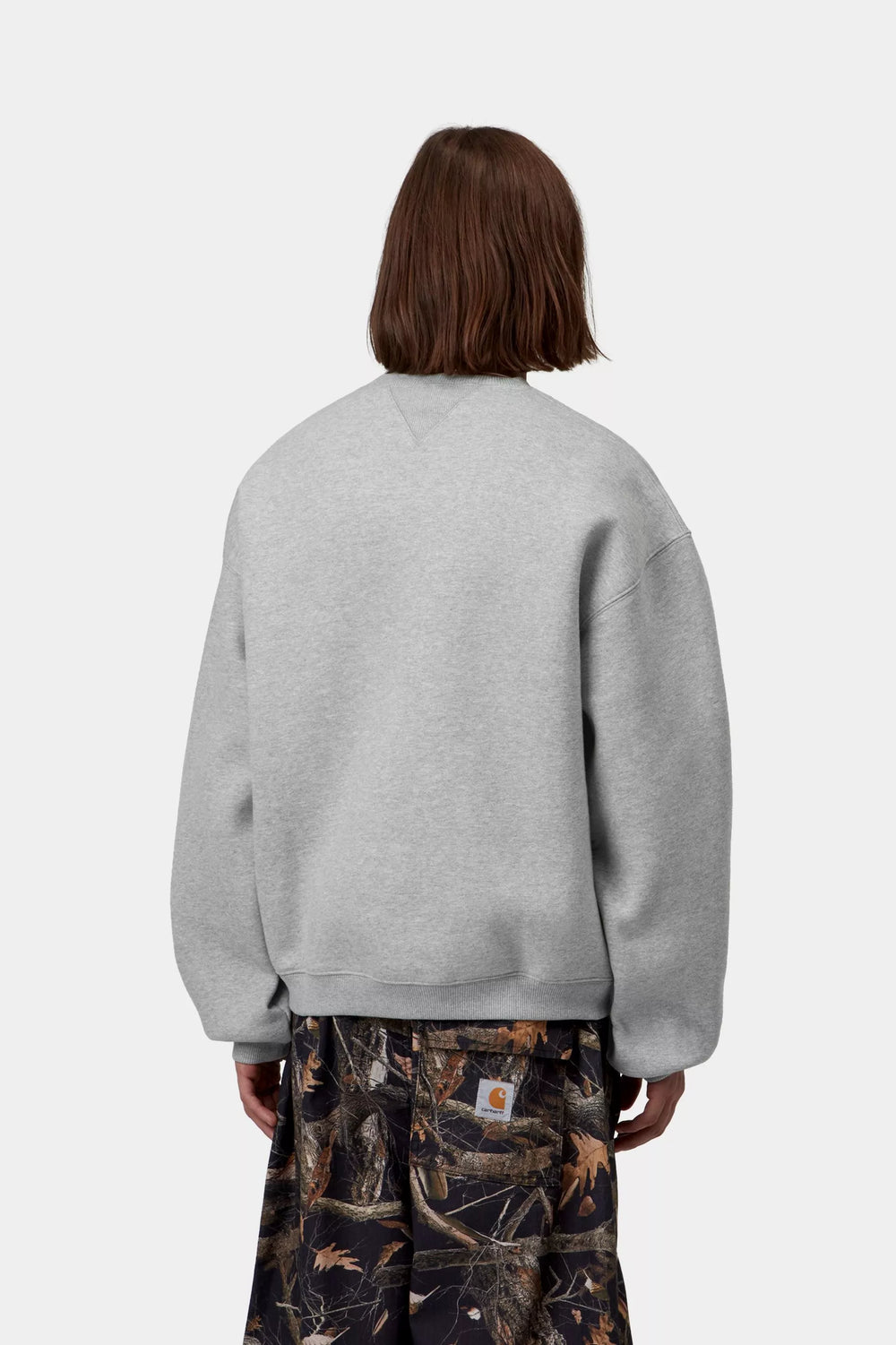 CREW CARHARTT WIP EBBERT GREY HEATHER