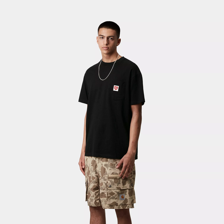 CTA CARHARTT WIP POCKET HEARTH BLACK/RED