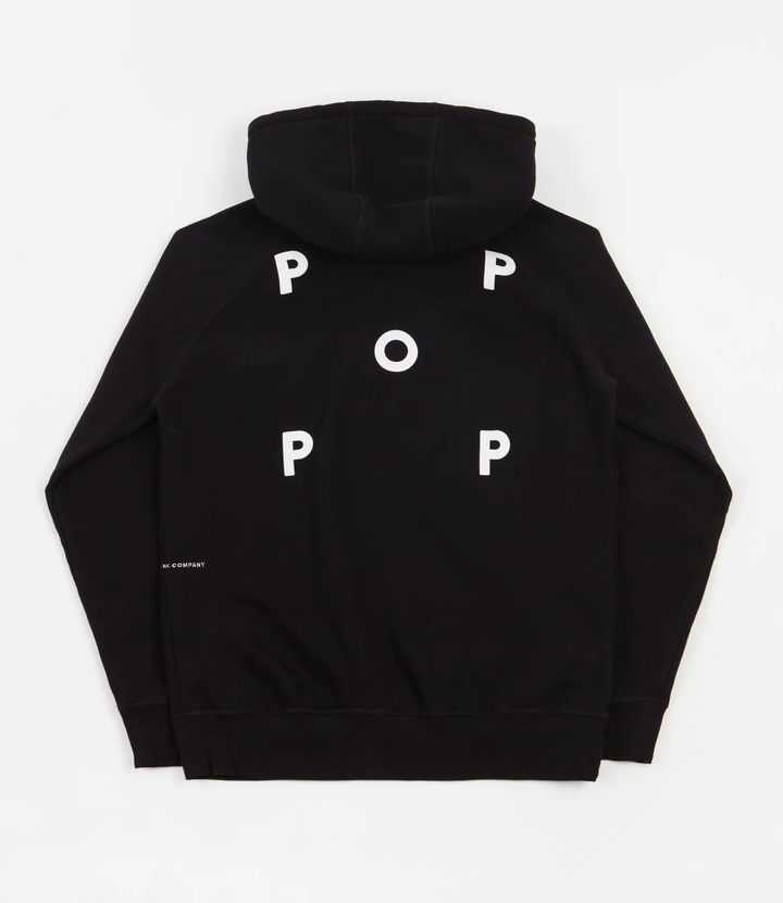 HOOD POP LOGO BLACK/WHITE