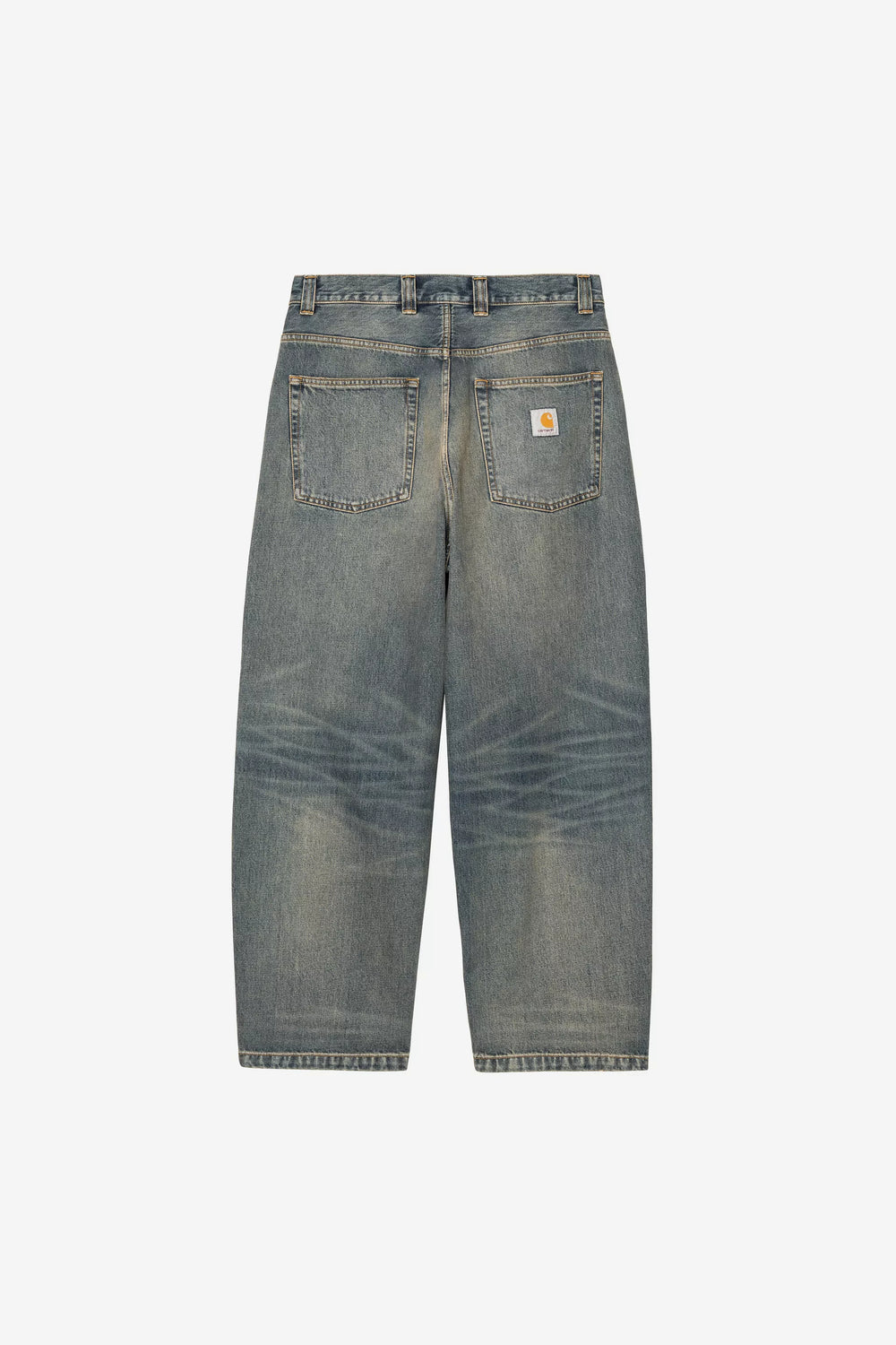 PANT CARHARTT WIP BRANDON BLUE WORN USED