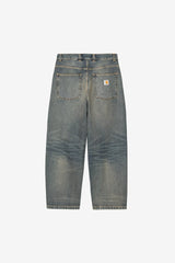 PANT CARHARTT WIP BRANDON BLUE WORN USED