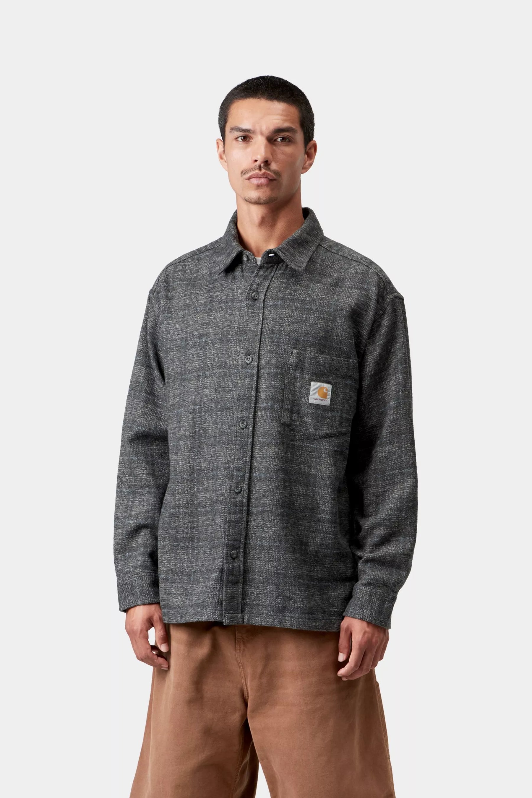 CMA CARHARTT WIP BAGLEY CHECK BLACK