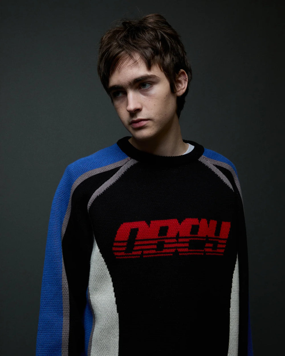 SWEATER OBEY ESTADIO BLACK MULTI