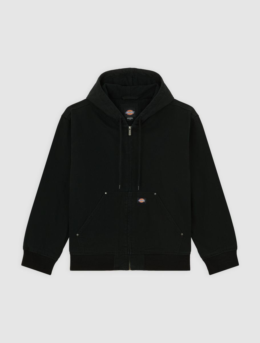 DICKIES HILHAM HOODED CANVAS BLACK