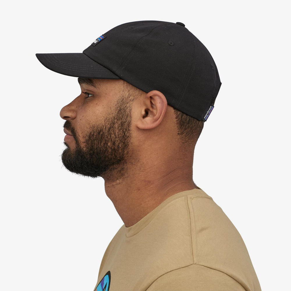 PATAGONIA P-6 LABEL TRAD BLK CAP