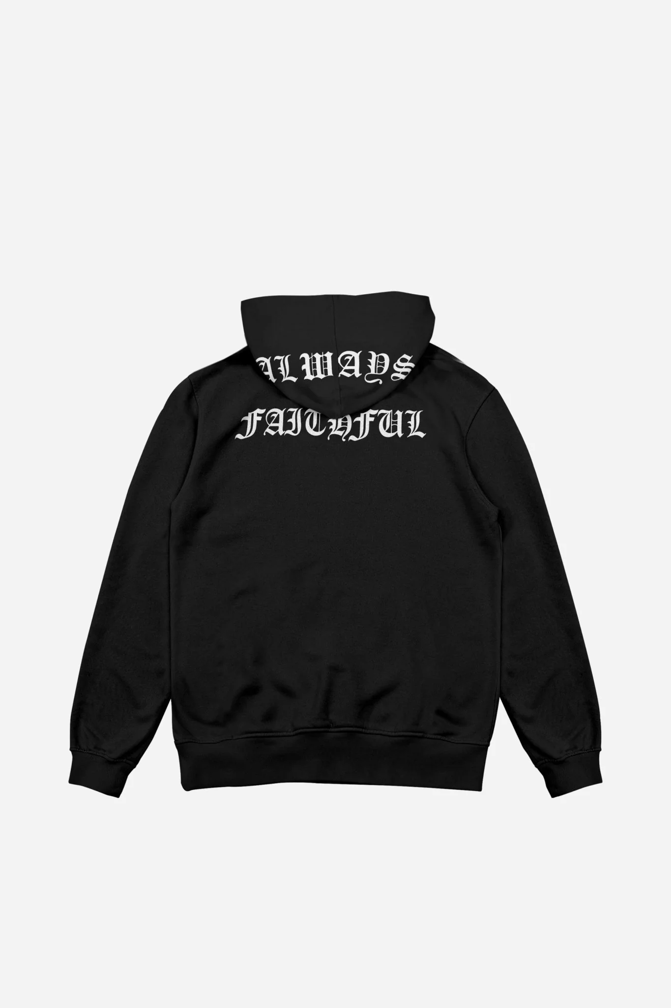 HOOD WASTED ALWAYS FAITHFUL BLACK
