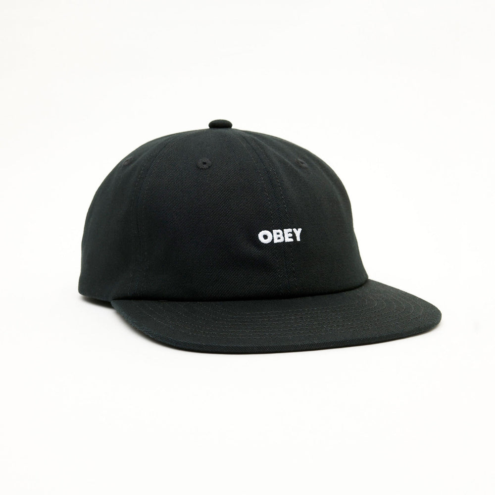 OBEY BOLD TWILL BLACK CAP
