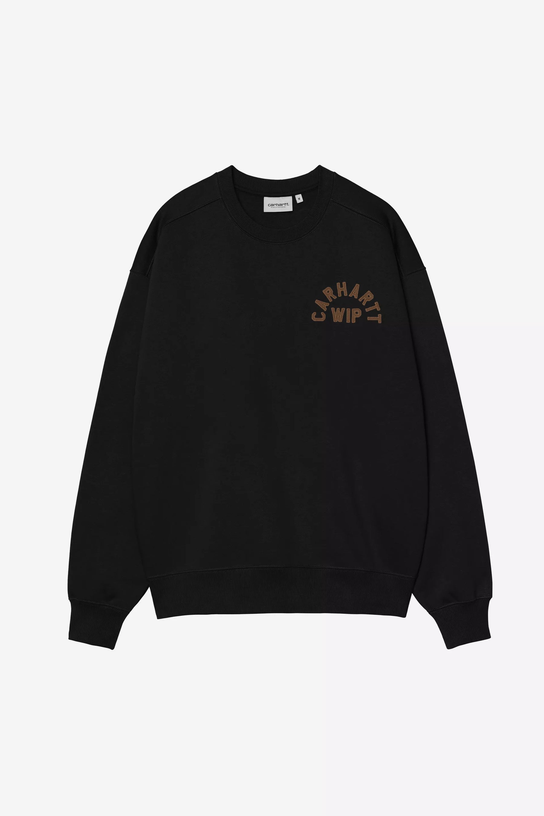 CREW CARHARTT WIP ARCH SCRIPT BLACK/HAMI