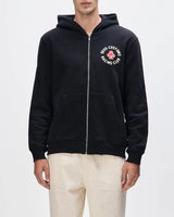HOOD DEUS BASTO ZIP BLACK