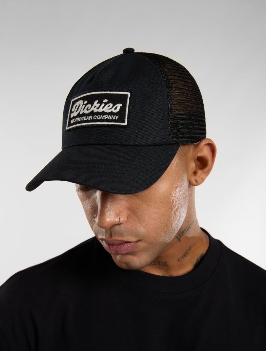 DICKIES LEWISTOWN TRUCKER BLACK CAP