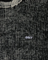 SWEATER OBEY SPRAY EFFECT DARK BLACK