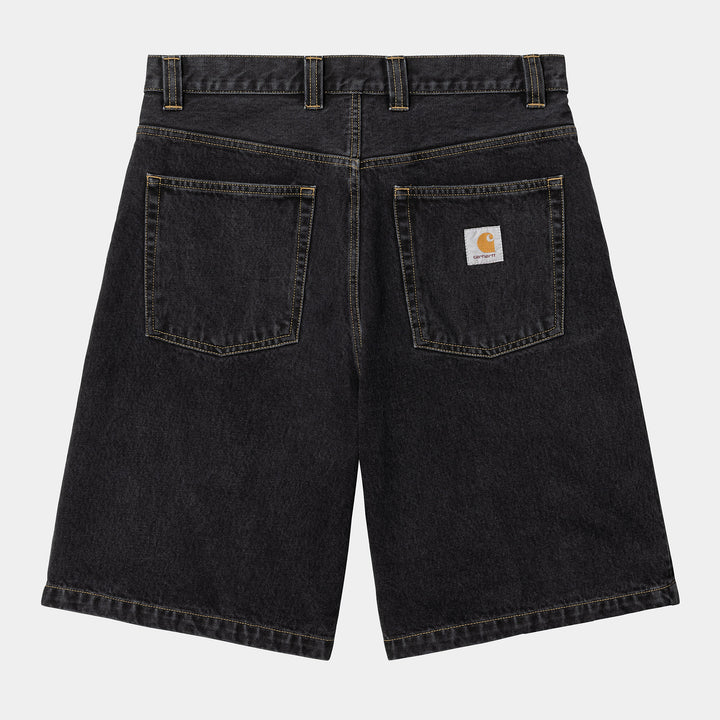 SHORT CARHARTT WIP BRANDON BLACK STN