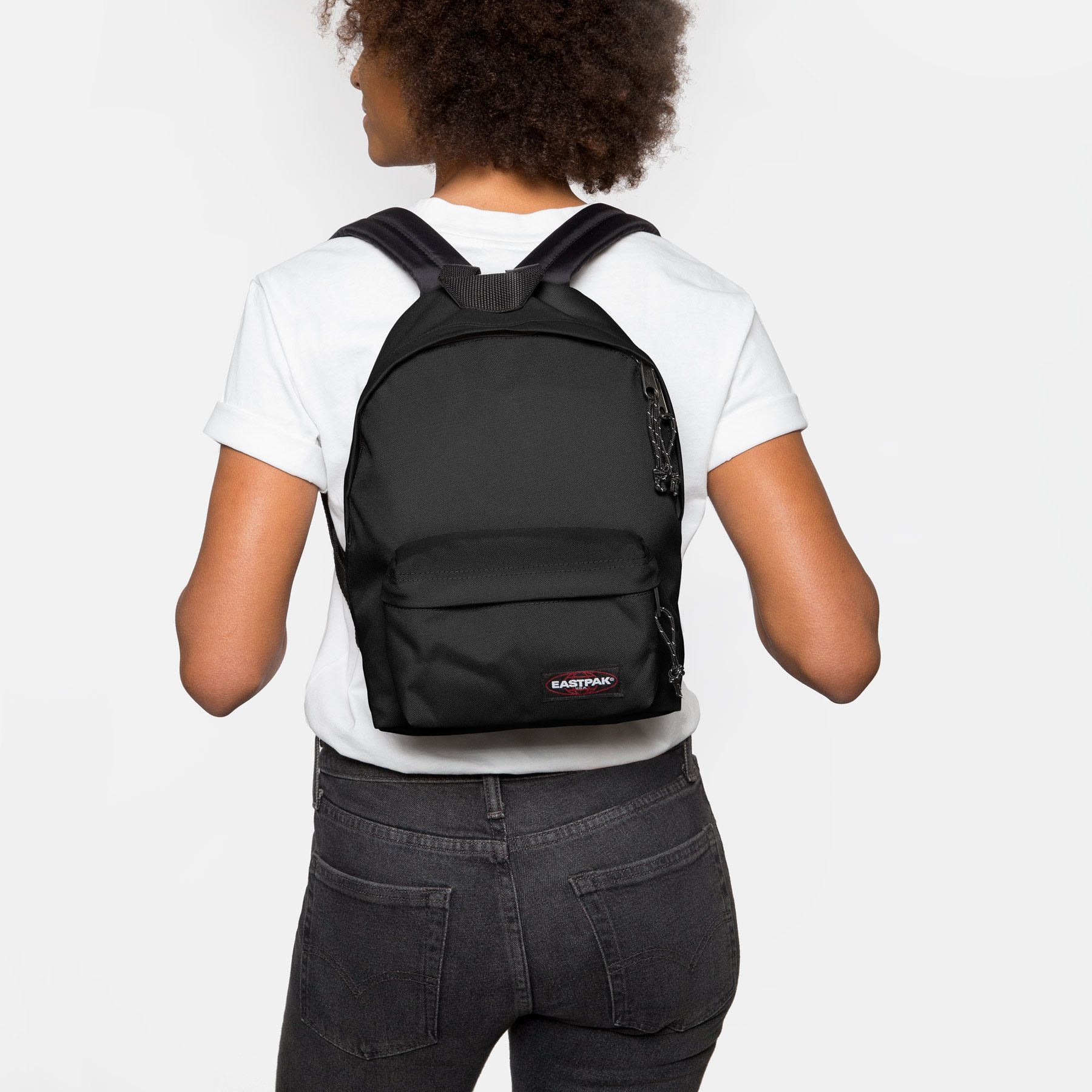 EASTPAK ORBIT BLACK BACKPACK