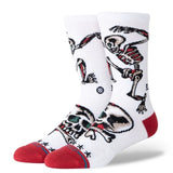 CALCETINES STANCE SKELETON WHITE