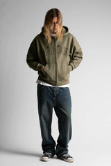 ZIP HOOD WASTED ORDO ARMY GREEN
