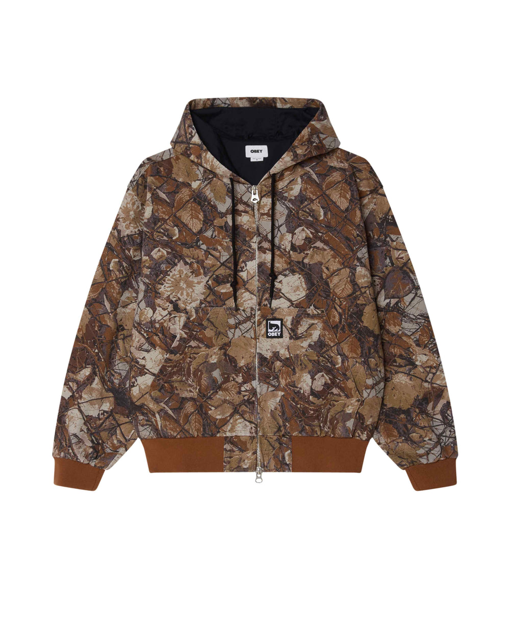 CHT OBEY GLEN ZIP UP FENCE CAMO