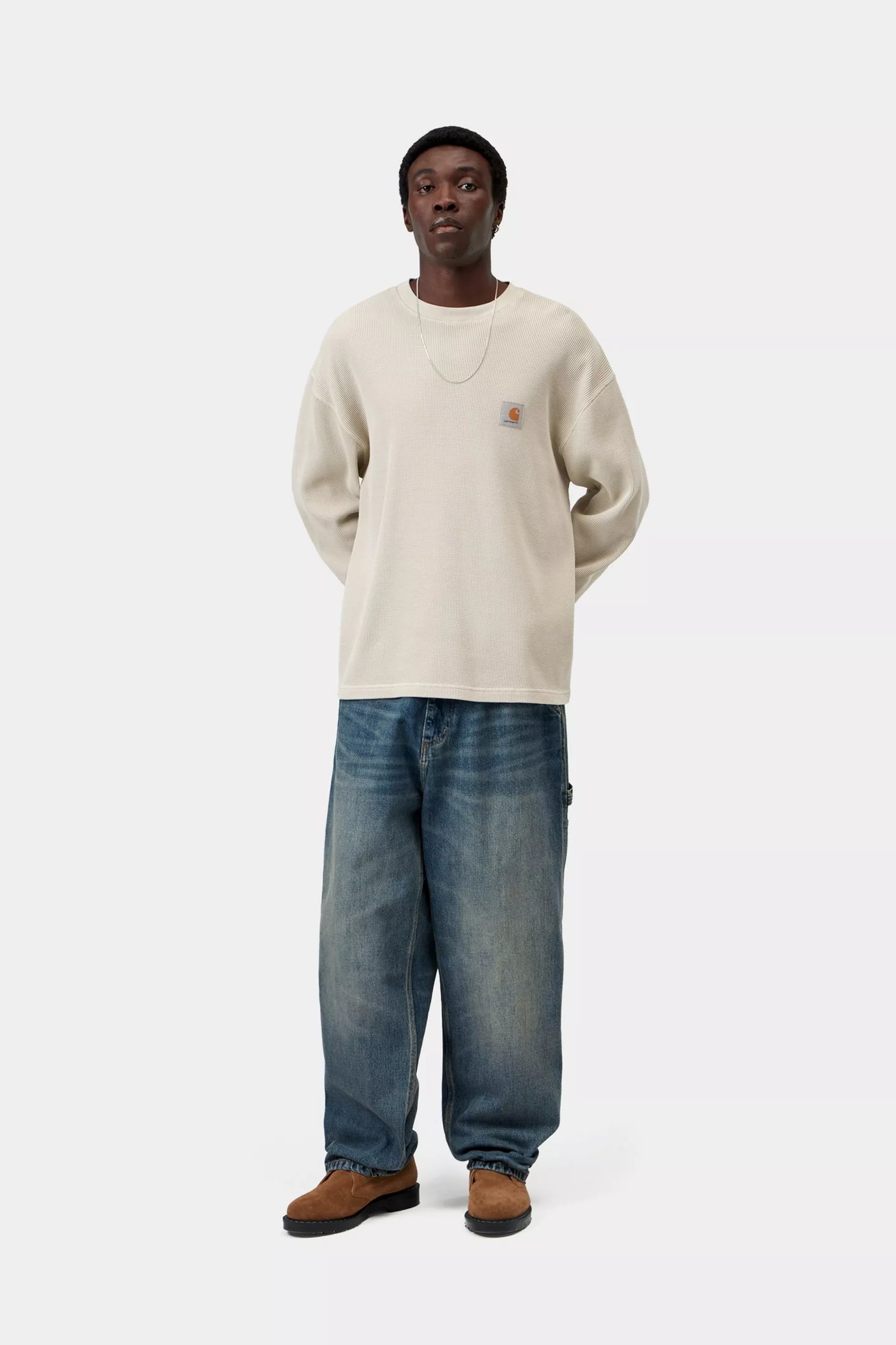 CTA CARHARTT WIP L/S VISTA WAFFLE FLEUR