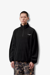 CARHARTT WIP EDMORE HALF ZIP  BLACK