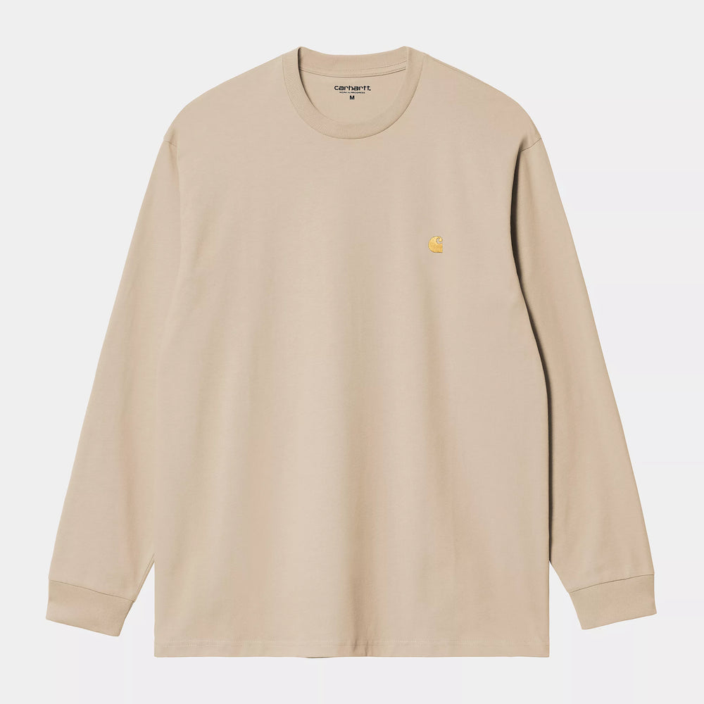 CTA CARHARTT WIP L/S CHASE FLEUR DE SEL