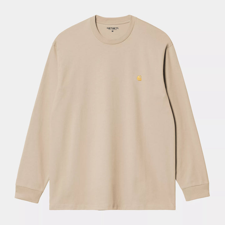 CTA CARHARTT WIP L/S CHASE FLEUR DE SEL
