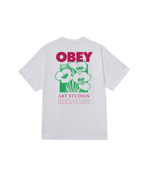 CTA OBEY ART STUDIO FLOWERS WHITE