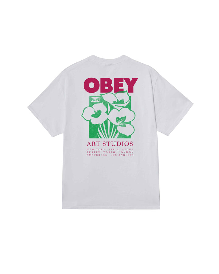 CTA OBEY ART STUDIO FLOWERS WHITE