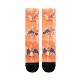 CALCETINES STANCE CHARIZARD ORANGE