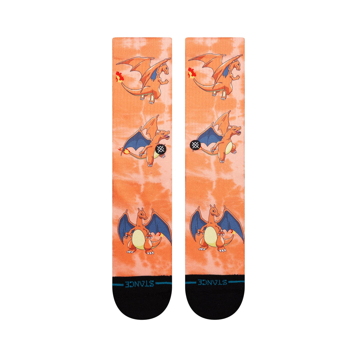 CALCETINES STANCE CHARIZARD ORANGE