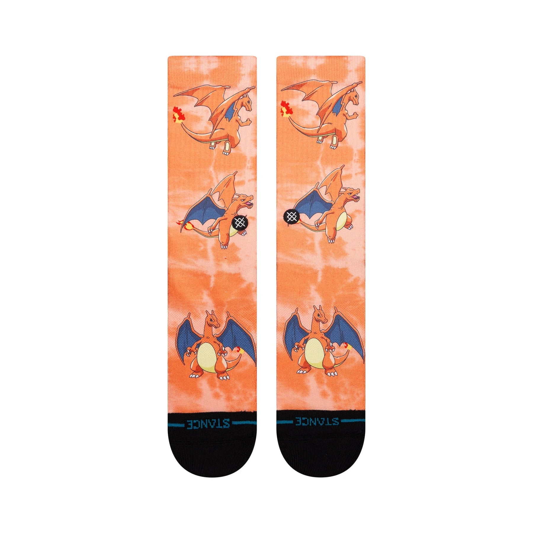 CALCETINES STANCE CHARIZARD ORANGE